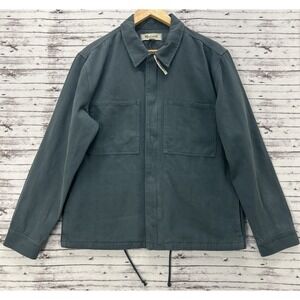 Madewell Garment Dyed Boxy Fit Jacket Cotton Men's Size Small Green Chore Work